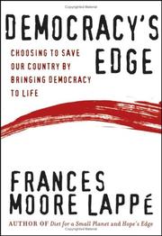 Cover of Democracy's edge by Frances Moore Lappé