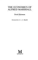 Cover of The economics of Alfred Marshall by David A. Reisman