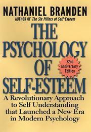Front cover of The psychology of self-esteem by Nathaniel Branden