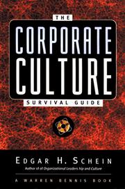 Cover of The corporate culture survival guide by Schein, Edgar H.