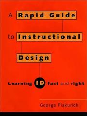 Cover of Rapid Instructional Design by George M. Piskurich