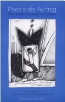 Front cover of Poesie als Auftrag by Alexander von Bormann