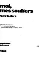 Cover of Moi, mes souliers .. by Félix Leclerc