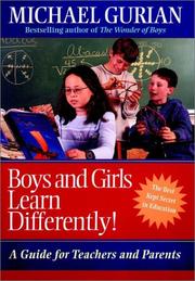 Front cover of Boys and Girls Learn Differently! by Michael Gurian