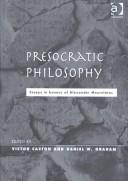 Cover of Presocratic philosophy by Daniel W. Graham