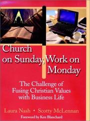 Front cover of Church on Sunday, Work on Monday by Ken Blanchard