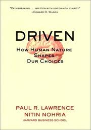 Cover of Driven by Paul R. Lawrence