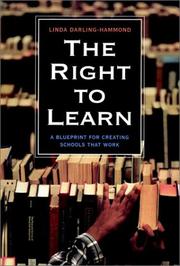 Front cover of The Right to Learn by Linda Darling-Hammond