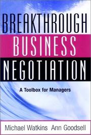 Cover of Breakthrough Business Negotiation by Michael D. Watkins