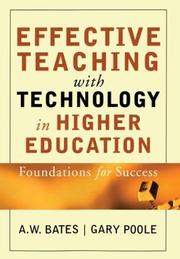 Cover of Effective teaching with technology in higher education by Tony Bates