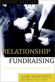 Front cover of Relationship Fundraising by Ken Burnett