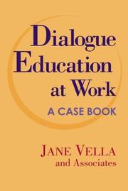 Cover of Dialogue education at work by Jane Kathryn Vella