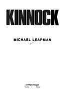 Cover of Kinnock by Michael Leapman