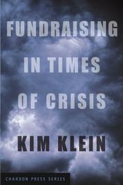 Cover of Fundraising in times of crisis by Kim Klein
