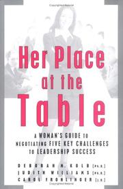 Cover of Her place at the table by Deborah M. Kolb