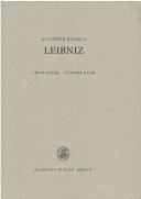 Cover of Sämtliche Schriften und Briefe by Gottfried Wilhelm Leibniz
