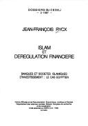 Front cover of Islam et dérégulation financière by Jean-François Rycx