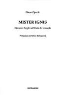 Cover of Mister Ignis by Gianni Spartà