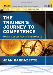 Front cover of The trainer's journey to competence by Jean Barbazette