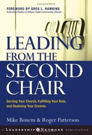 Front cover of Leading From the Second Chair by Mike  Bonem