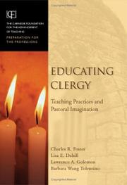 Cover of Educating clergy by Foster, Charles R.