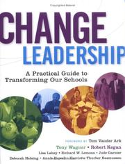 Front cover of Change leadership by Tony Wagner