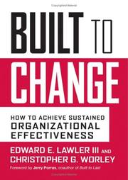 Cover of Built to change by Edward E. Lawler