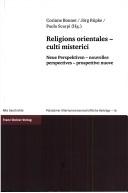 Front cover of Religions orientales, culti misterici by Corinne Bonnet