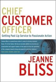 Cover of Chief Customer Officer by Jeanne Bliss