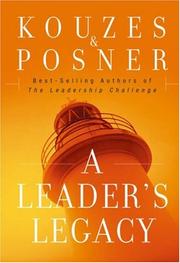 Cover of A Leader's Legacy by James M. Kouzes