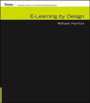 Cover of e-Learning by Design by William Horton