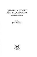 Front cover of Virginia Woolf and Bloomsbury by Jane Marcus