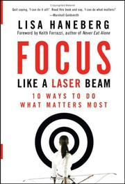 Cover of Focus Like a Laser Beam by Lisa L. Haneberg