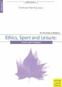 Front cover of Ethics, Sport & Leisure by Manufactured by Meyer & Meyer Verlag