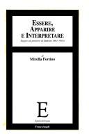 Cover of Essere, apparire e interpretare by Mirella Fortino