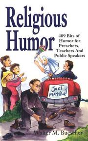 Front cover of Religious Humor by Walter M. Buescher