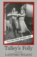 Front cover of Talley's folly by Lanford Wilson