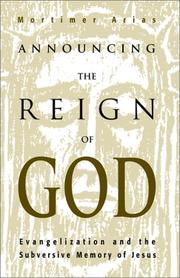 Front cover of Announcing the Reign of God by Mortimer Arias