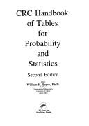 Cover of CRC handbook of tables for probability and statistics by William H. Beyer