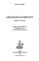 Front cover of Abraham sacrifiant by Théodore de Bèze