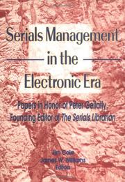 Cover of Serials Management in the Electronic Era by Unknown