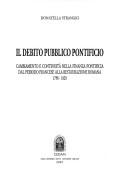 Front cover of Il debito pubblico pontificio by Donatella Strangio