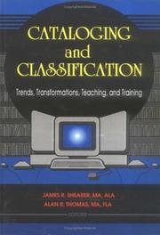 Cover of Cataloging and Classification by Unknown