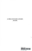 Front cover of Le Père Louis-Marie Lannurien, 1823-1854 by Unknown