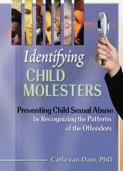 Cover of Identifying Child Molesters by Carla Van Dam