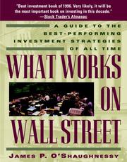 Cover of What works on Wall Street by James P. O'Shaughnessy