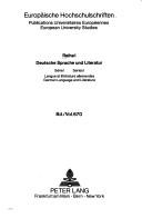 Front cover of Ästhetische Literatur als Gegenstand der Erwachsenenbildung by Wolf-Dieter Hamann