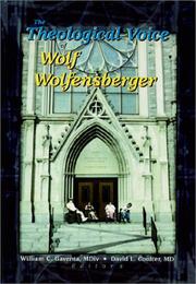 Cover of Theological Voice of Wolf Wolfensberger by William C. Gaventa