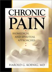 Cover of Chronic pain by Harold George Koenig