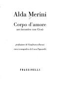 Cover of Corpo d'amore by Alda Merini